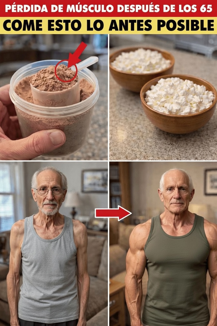 Desarrolla músculo después de los 60: tus músculos están desapareciendo sin este alimento en tu dieta