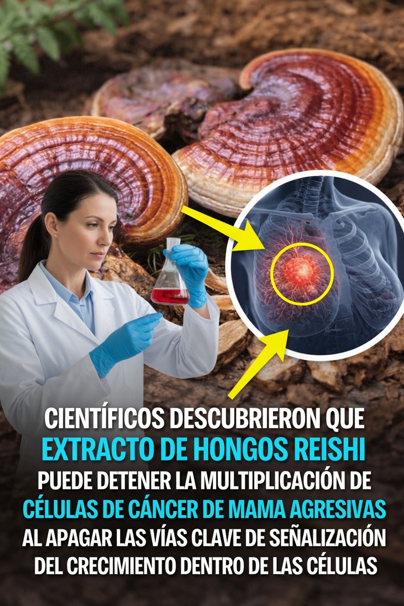 Hongo reishi: lo que dice la ciencia sobre el Ganoderma lucidum y la investigación sobre células de cáncer de mama