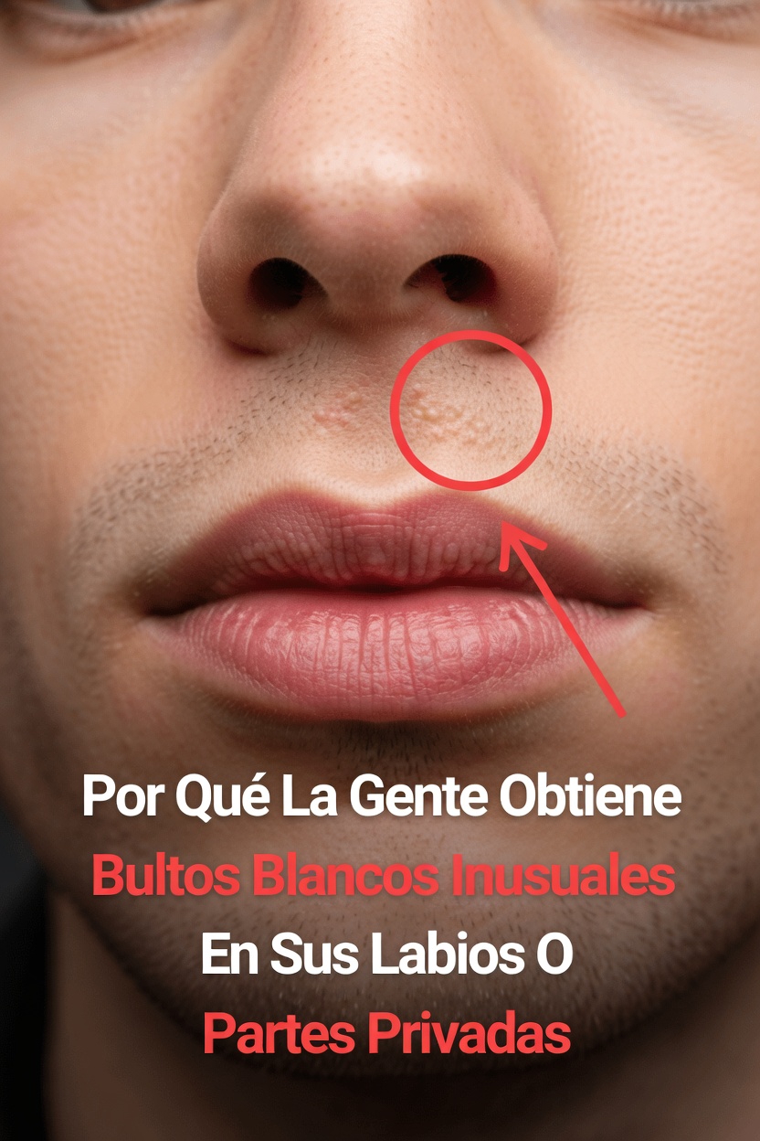 Por qué la gente nota pequeños bultos blancos inusuales en los labios o en sus partes íntimas: una guía sencilla