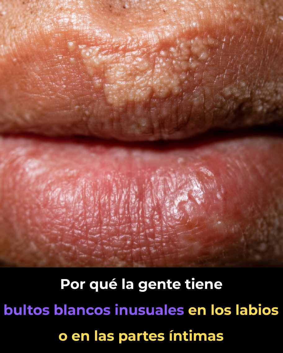 Por qué la gente nota pequeños bultos blancos inusuales en los labios o en sus partes íntimas: una guía sencilla