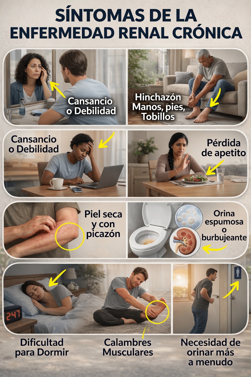 10 señales tempranas de advertencia de la enfermedad renal crónica que nunca debes ignorar