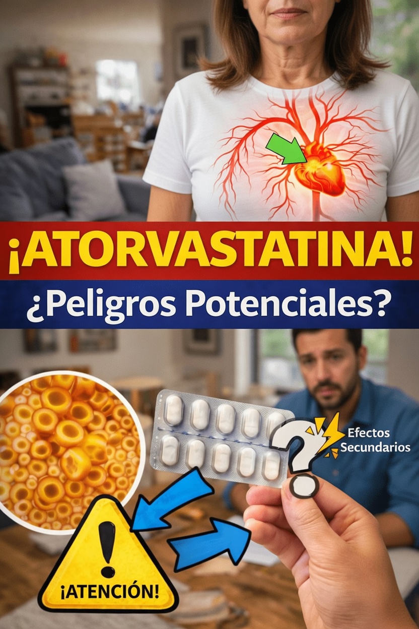 ¿Está experimentando síntomas inusuales mientras toma atorvastatina? 15 efectos secundarios menos conocidos a los que debe prestar atención