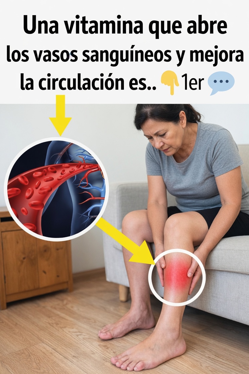 Descubre la vitamina que favorece un flujo sanguíneo saludable a medida que envejeces