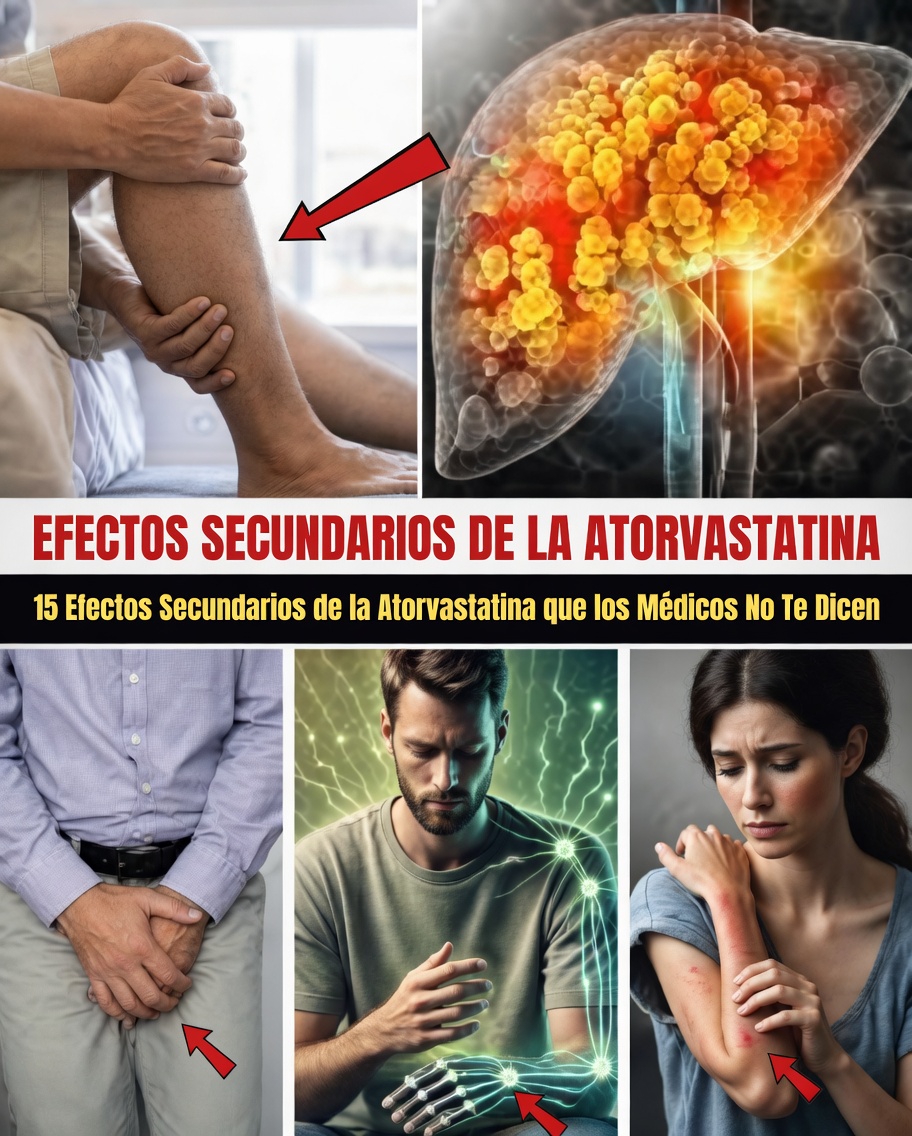 Lo que debe saber sobre los efectos secundarios de la atorvastatina: 15 puntos clave para conversaciones informadas con su médico