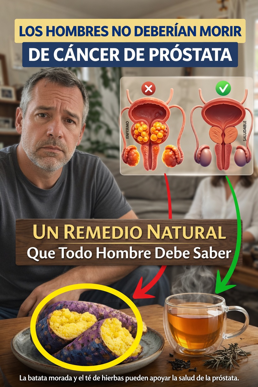 Lo que todo hombre debe saber sobre este sencillo hábito con batata morada para el apoyo a la salud de la próstata