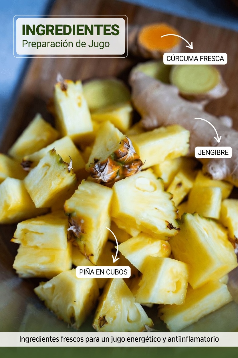 Descubre esta fácil receta de bebida de piña, jengibre y cúrcuma para apoyar tu rutina nocturna de bienestar renal