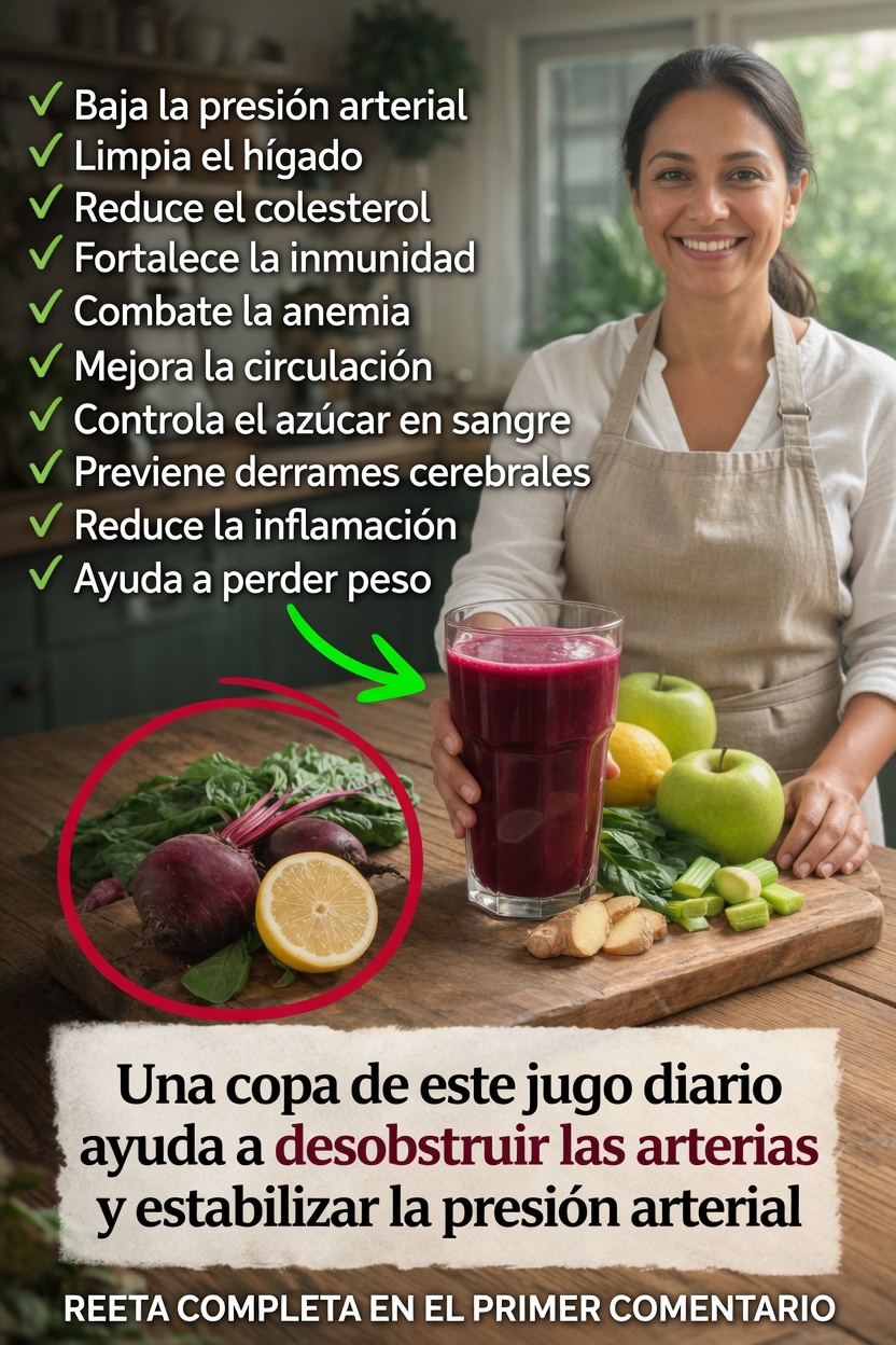 ¿Es un vaso diario de jugo de remolacha el hábito sencillo que le falta a tu rutina de salud cardíaca?