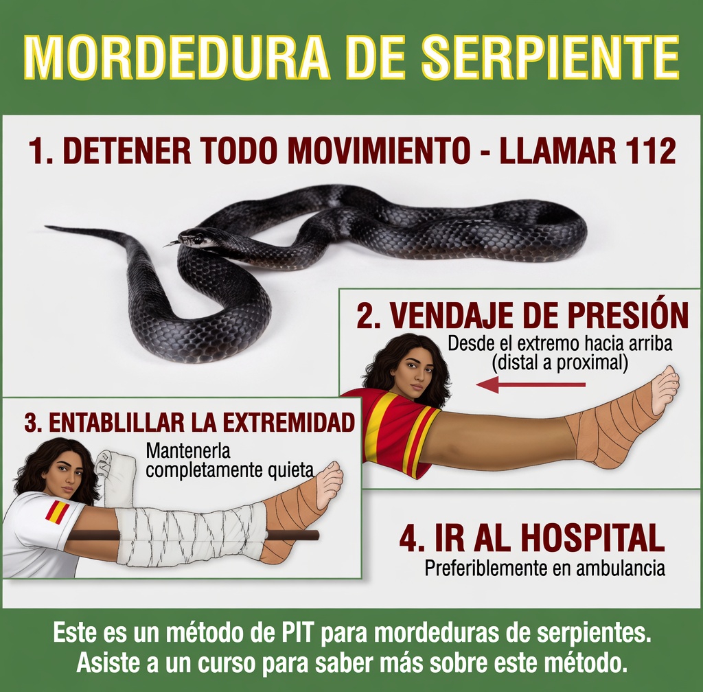 Cómo identificar mordeduras de serpientes venenosas y no venenosas: señales esenciales y pasos de primeros auxilios