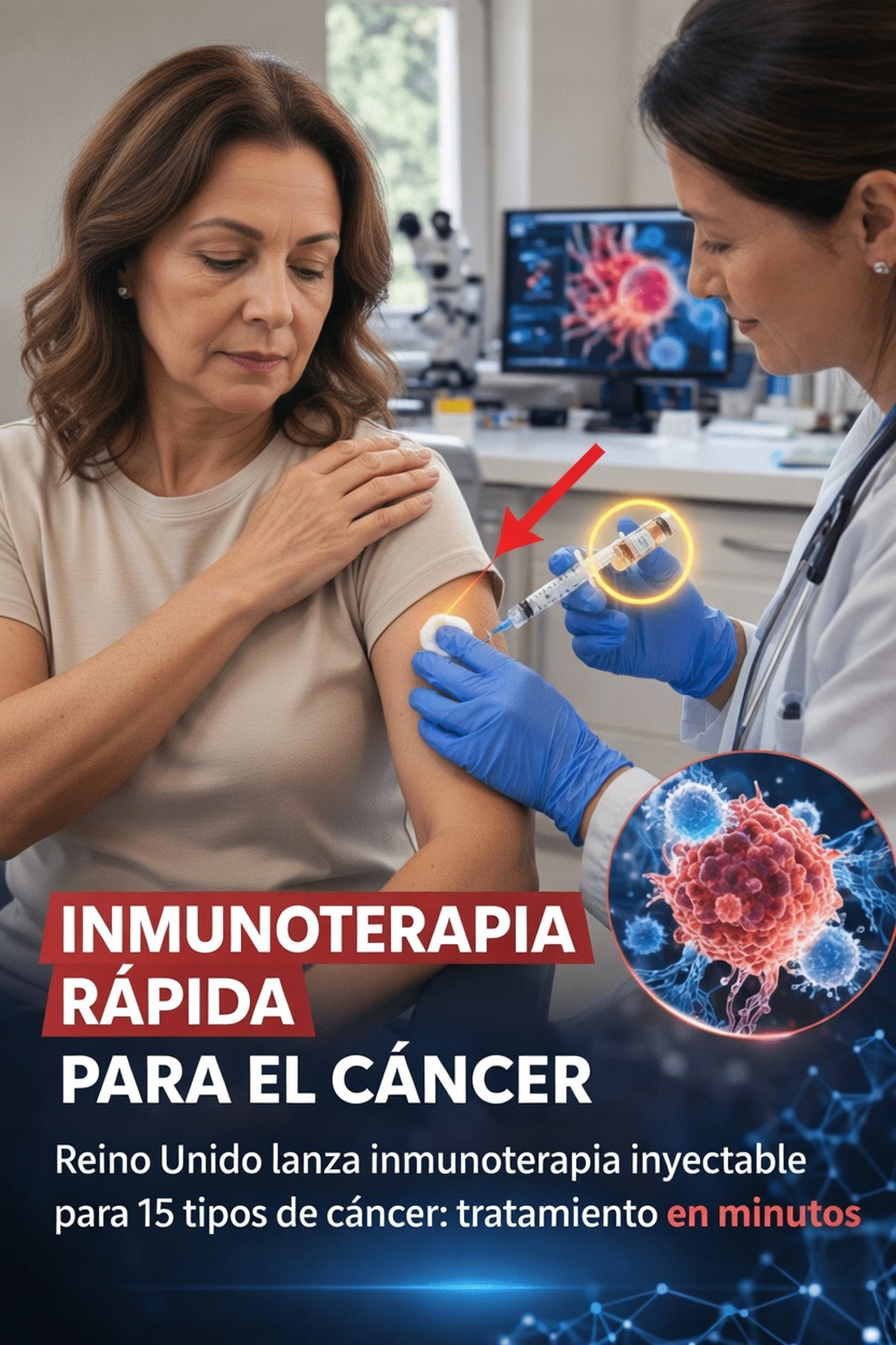 Lo que significa para los pacientes y la atención la nueva inyección contra el cáncer de 5 minutos de Inglaterra