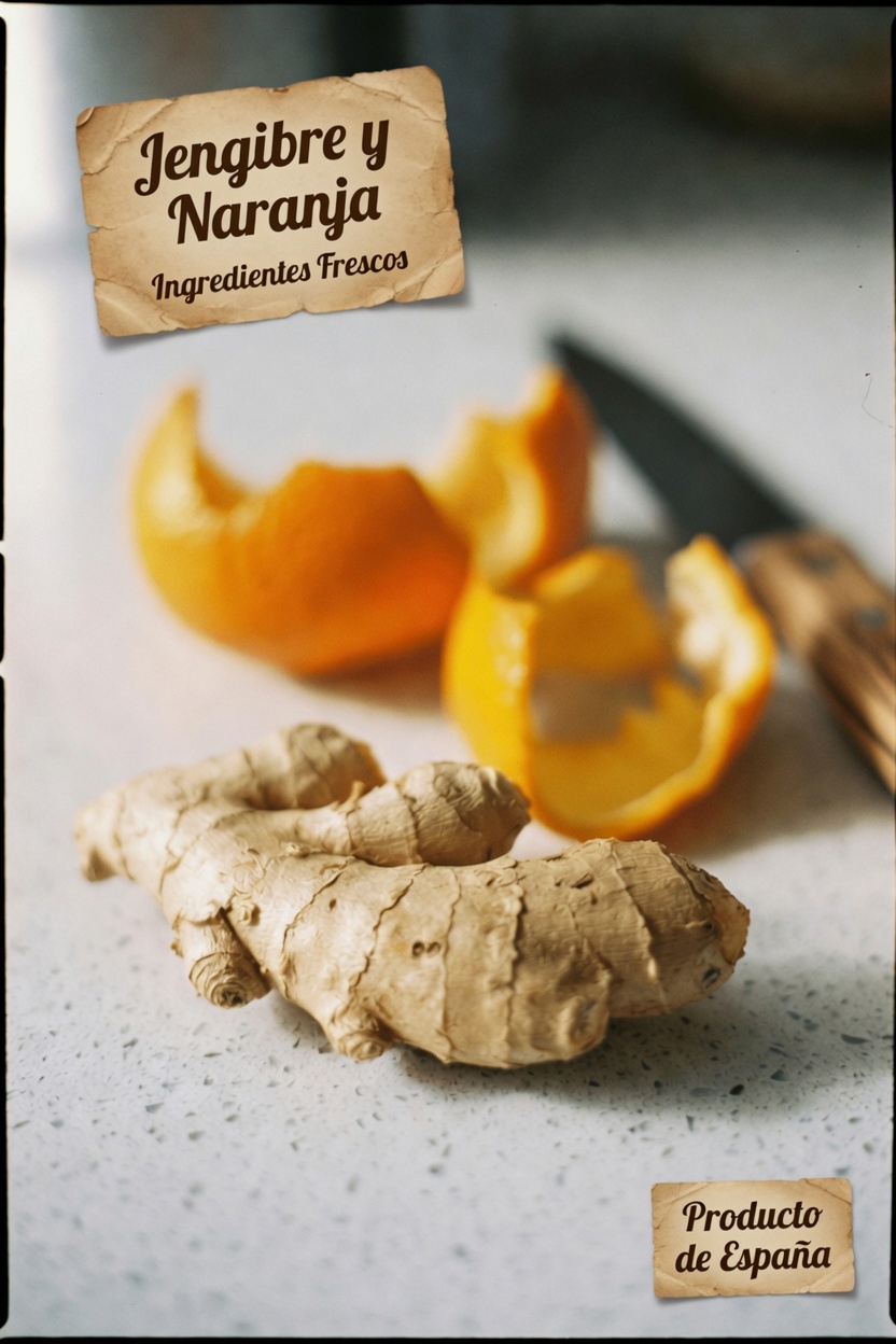 Receta sencilla de bebida diaria de jengibre y naranja para apoyar de forma natural la salud de tus riñones, hígado y pulmones