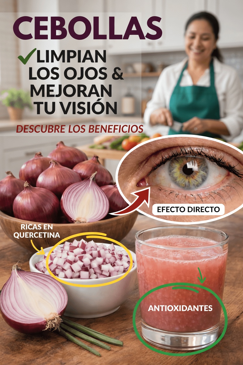 ¿Comer cebollas puede favorecer la salud de tus ojos? Formas sencillas de añadir esta verdura de todos los días a tu dieta