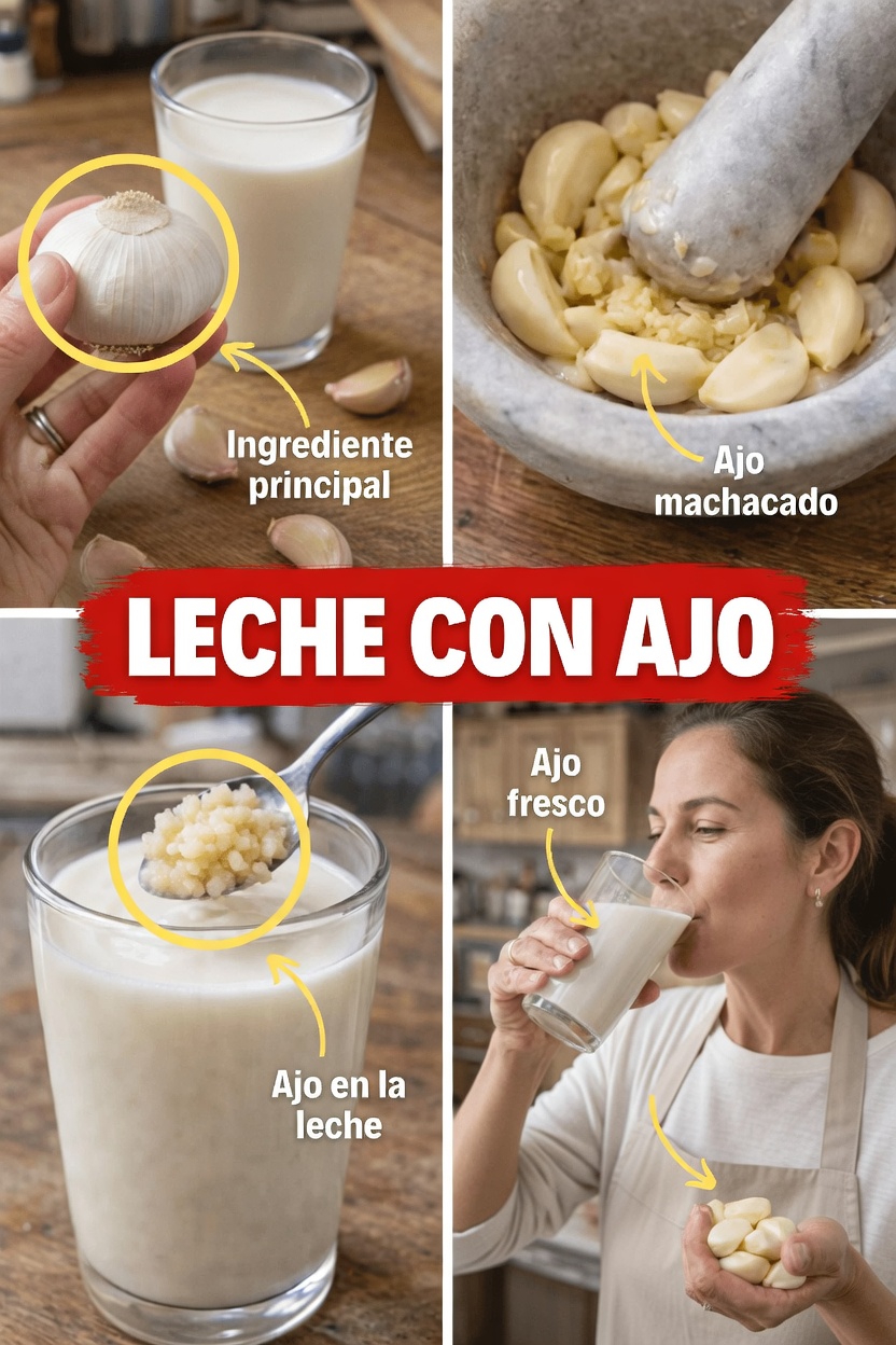 Descubre la manera sencilla de preparar una mezcla de ajo y leche en casa para el uso diario