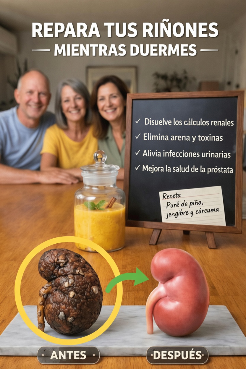 Descubre una sencilla receta de bebida nocturna con piña, jengibre e hinojo para apoyar la salud renal