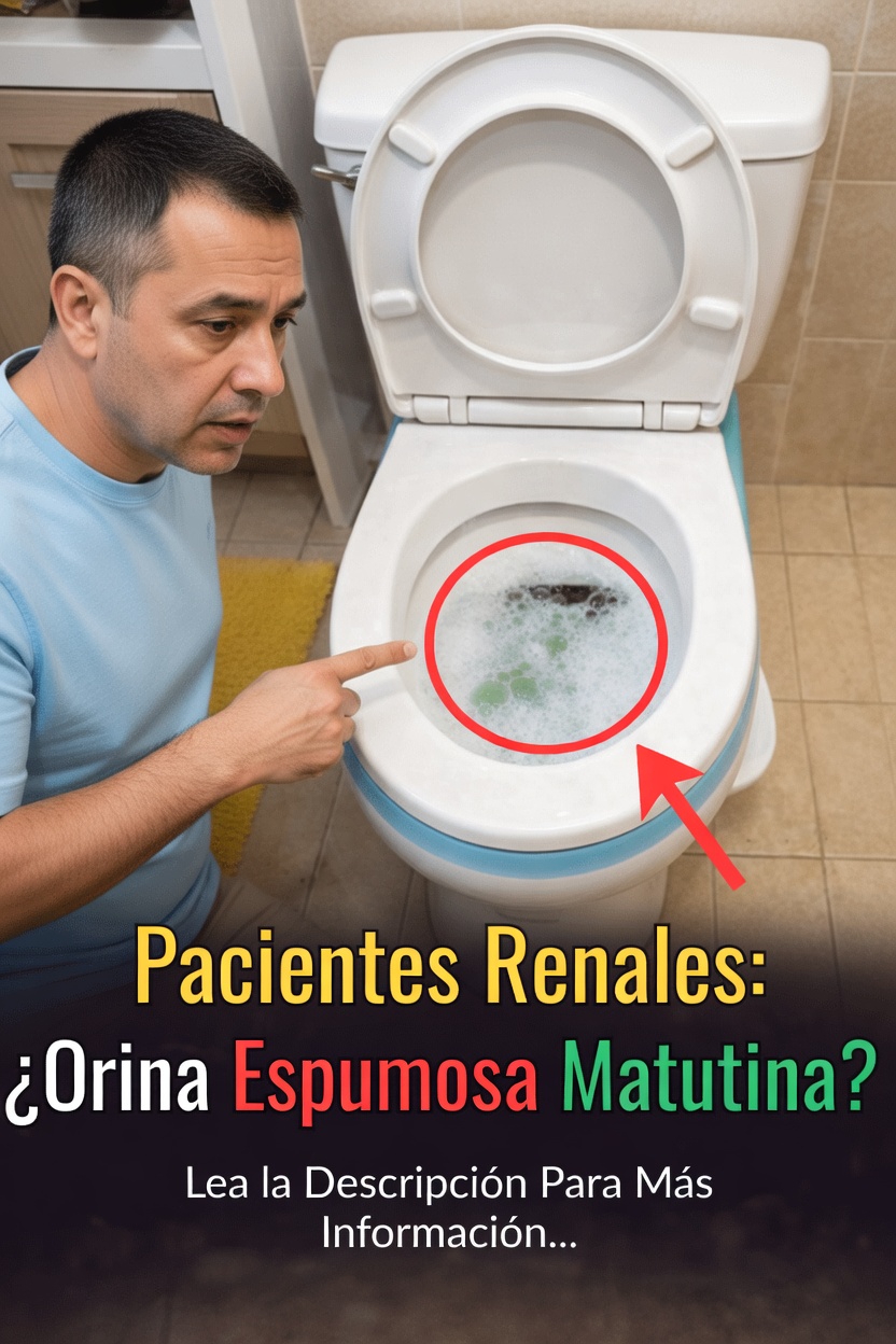 ¿La orina espumosa por la mañana es algo normal o algo a lo que hay que prestar atención en la salud renal?