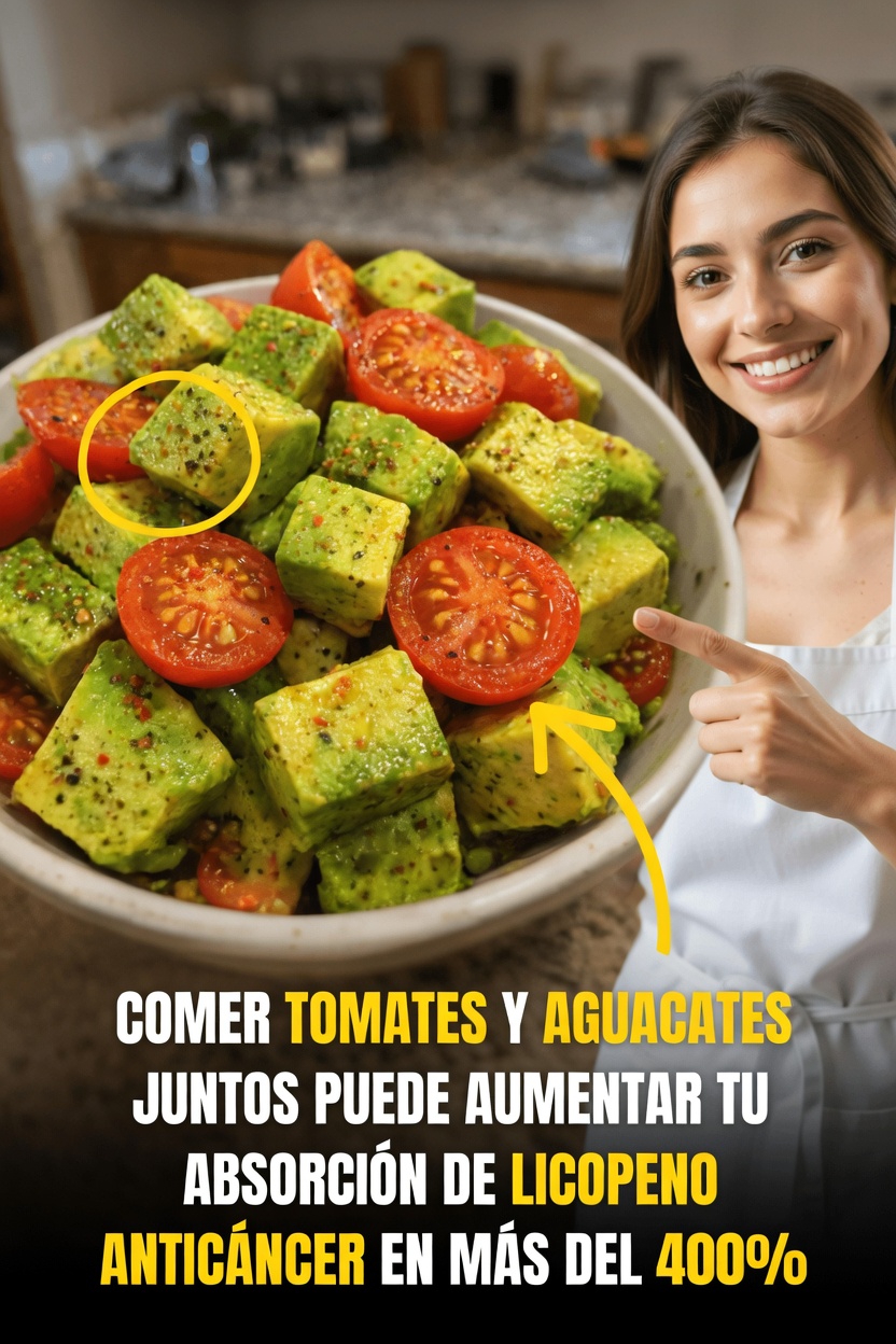 ¿Te falta este sencillo hábito con tomate y aguacate después de los 50?