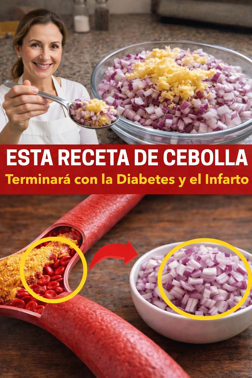 El poderoso potencial de la cebolla morada y el jengibre para favorecer un nivel saludable de azúcar en sangre y el bienestar del corazón