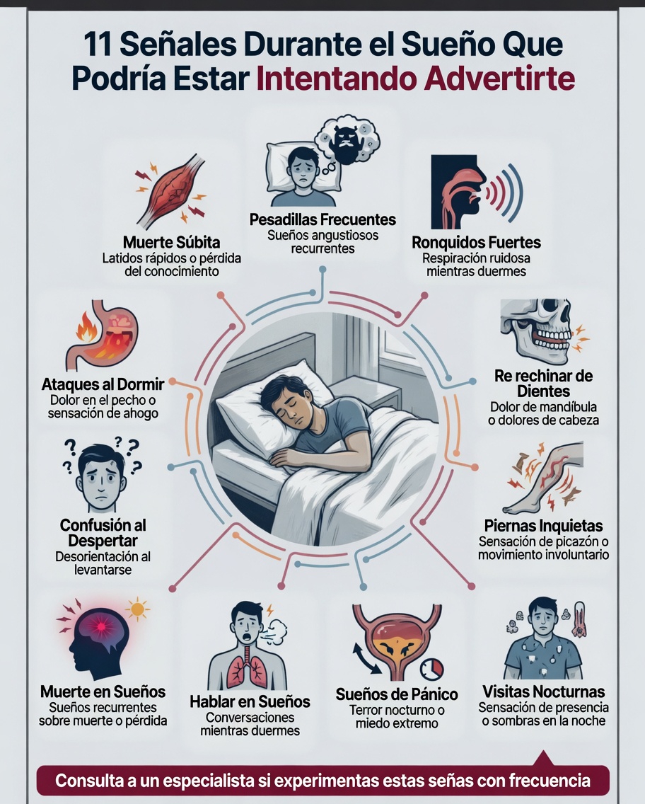 ¿Qué sensación inusual durante el sueño podría indicar un riesgo de accidente cerebrovascular? Datos clave que debes conocer