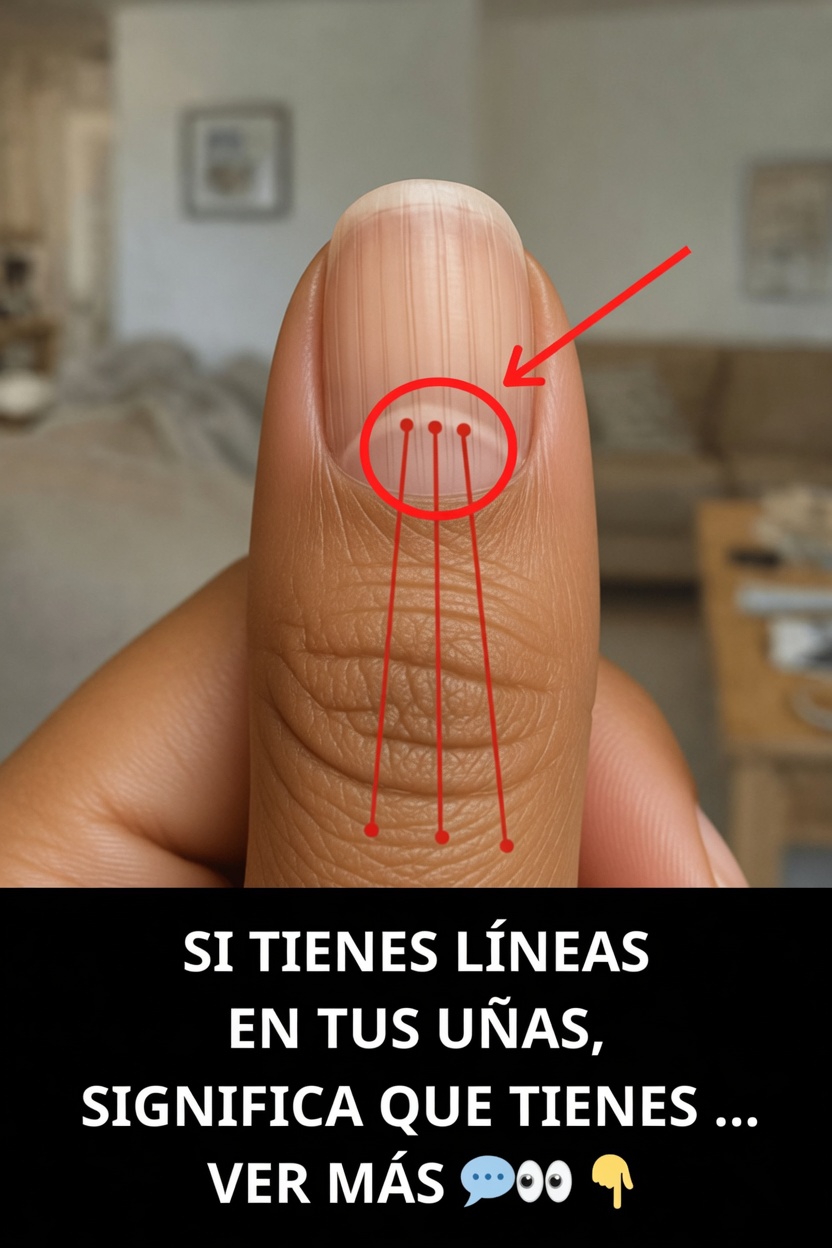 Lo que esas líneas en tus uñas podrían estar diciéndote sobre tu salud