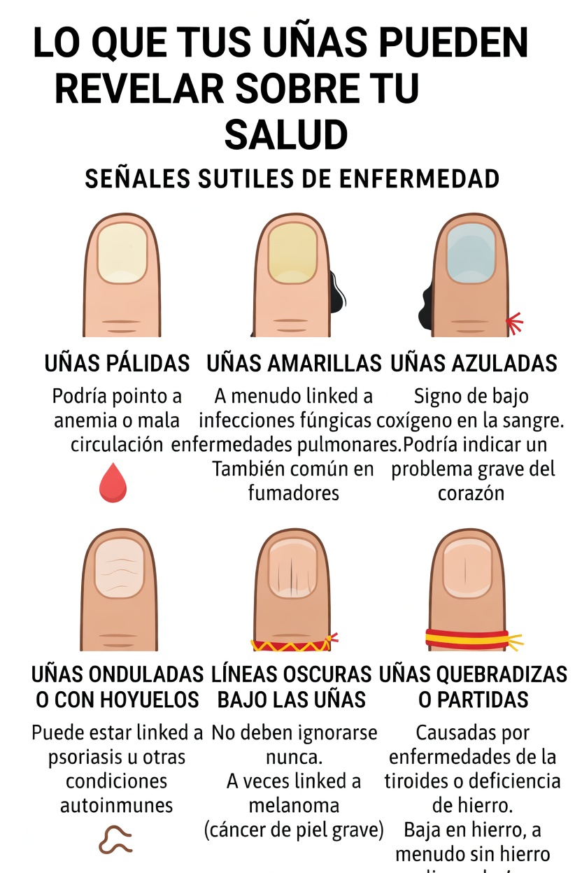 Lo que esas líneas en tus uñas podrían estar diciéndote sobre tu salud
