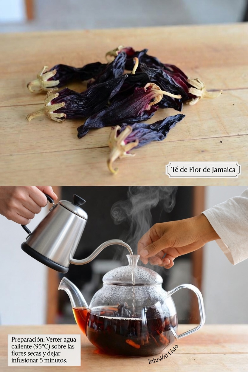 Un descubrimiento sorprendente: por qué el té de hibisco encabeza la lista en un estudio de 282 bebidas por su contenido de antioxidantes