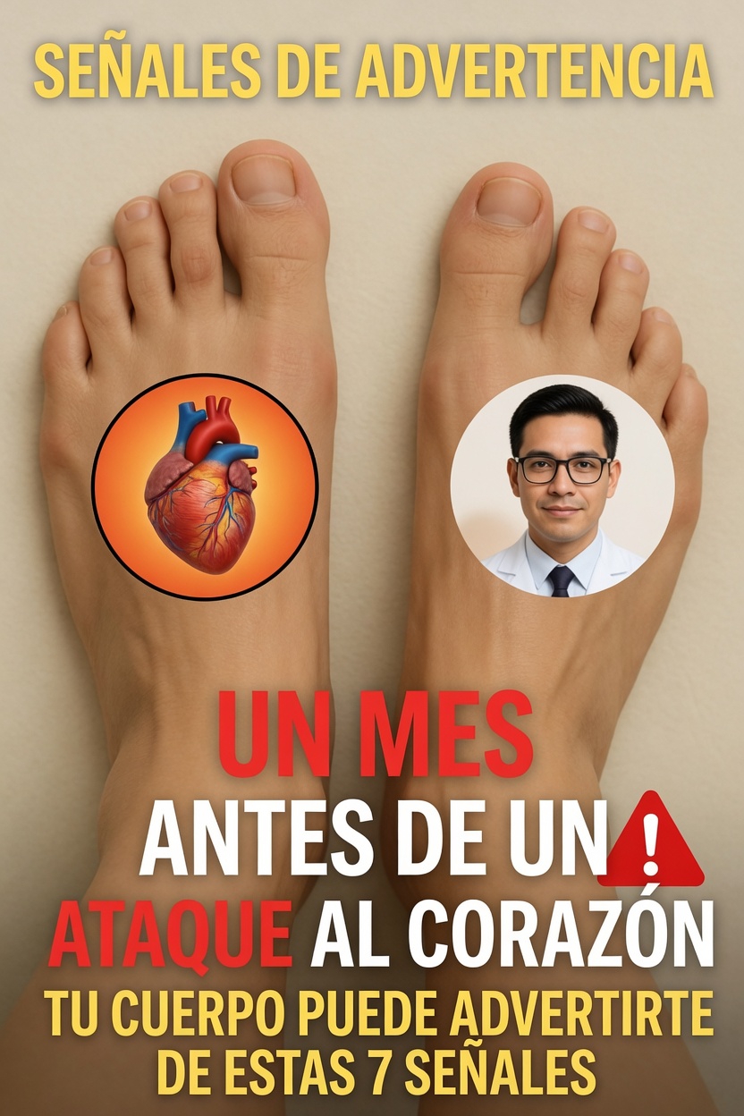 7 señales de advertencia clave que tu cuerpo podría estar enviándote semanas antes de un ataque al corazón