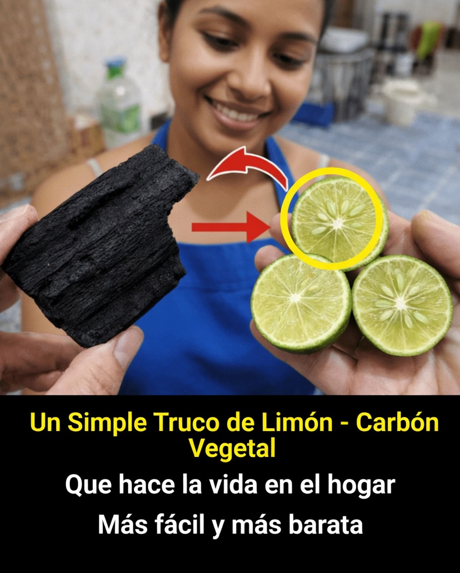 Descubre este sencillo truco casero con limón y carbón que hace la vida diaria más fácil y asequible