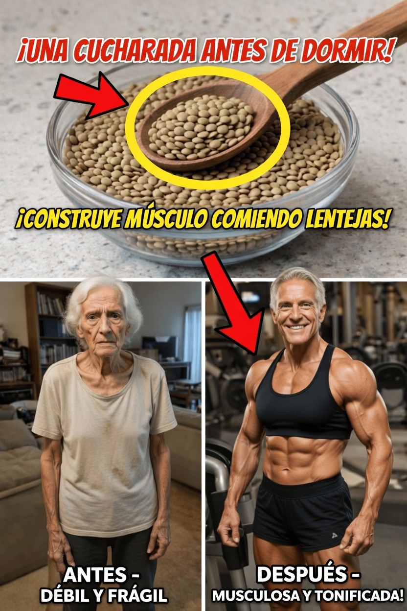 Descubre por qué añadir una cucharada de lentejas antes de dormir es un hábito popular entre los adultos mayores de 70 años