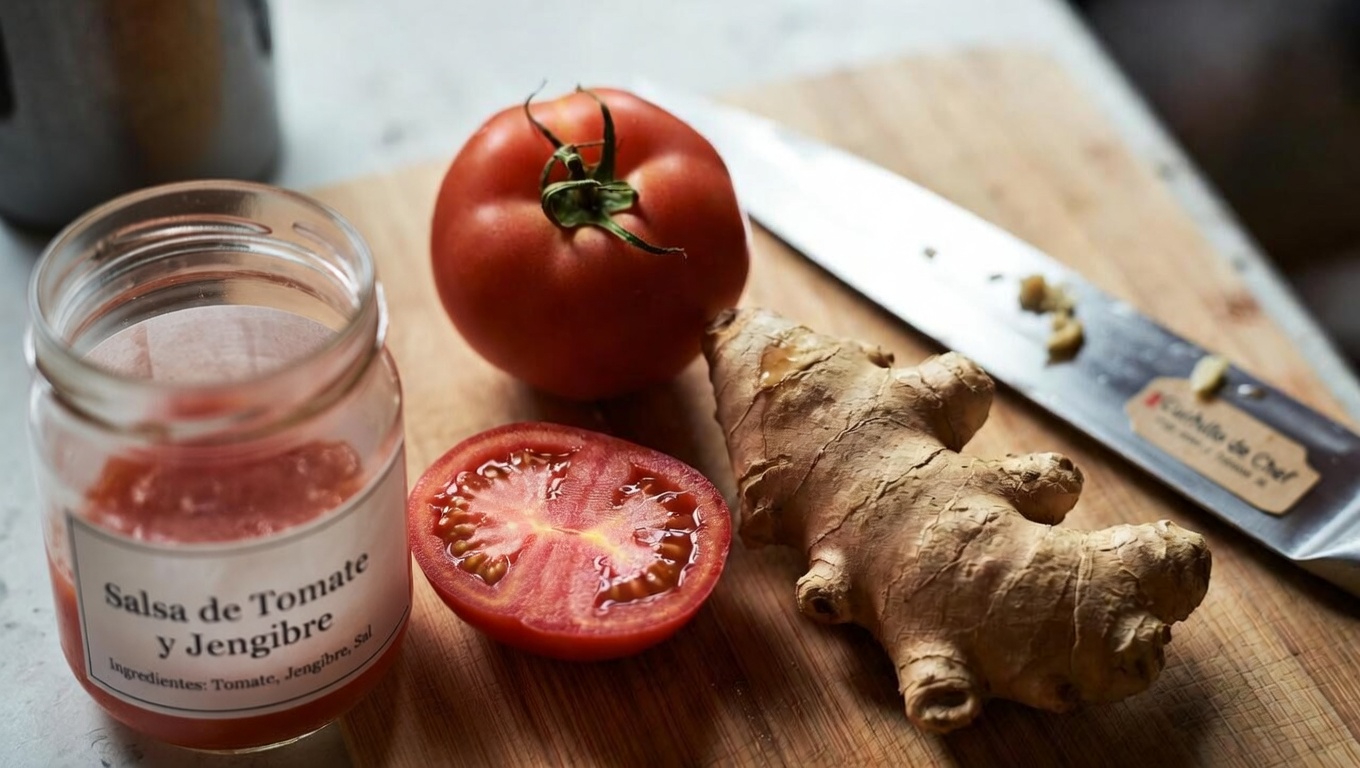 Descubre cómo un sencillo refresco de jengibre y tomate puede favorecer tus niveles naturales de energía