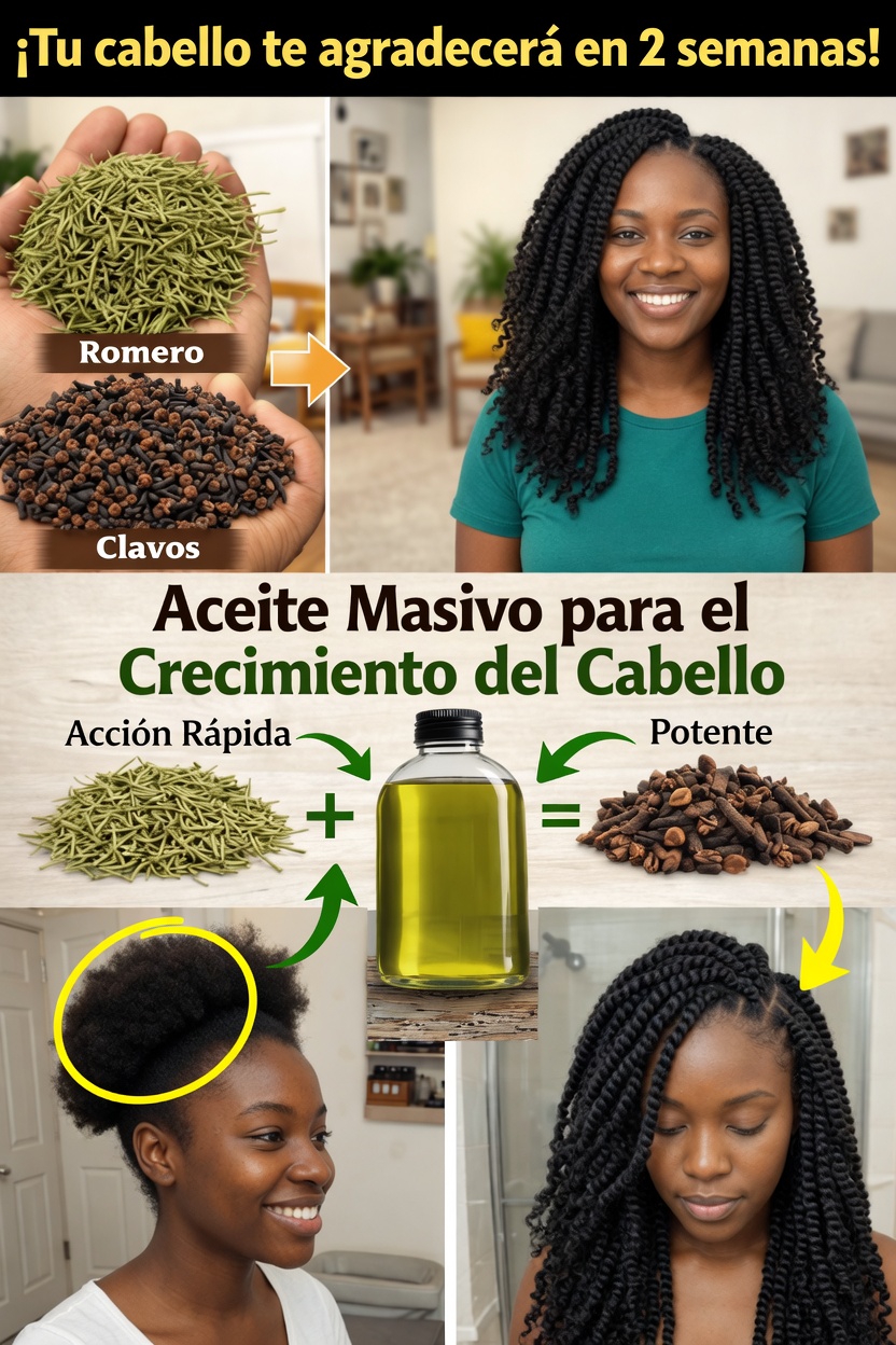 ¿Podría el agua de romero y clavo ser el hábito de cuidado capilar que muchos adultos pasan por alto?