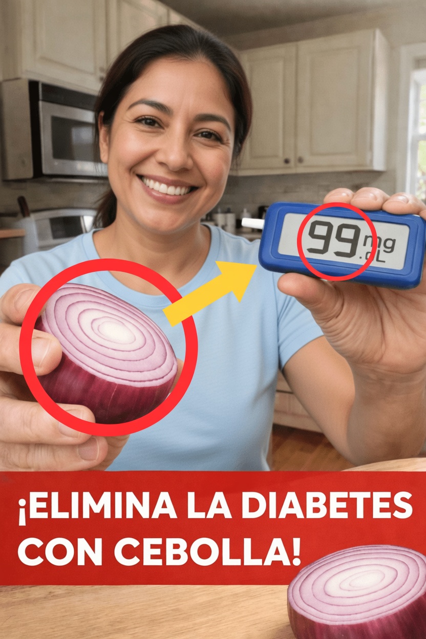 Cebolla roja y azúcar en la sangre: ¿un hábito de cocina que muchos adultos mayores pasan por alto?