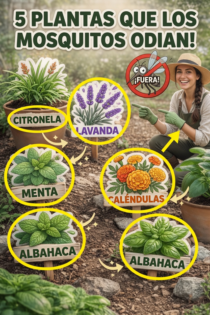 ¿Detener a los mosquitos esta noche? 5 plantas de jardín que muchos hogares en México están olvidando