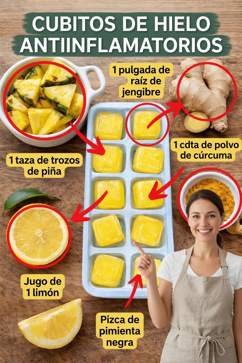 ¿Son estos cubitos de hielo antiinflamatorios el hábito diario que le falta a tu cuerpo?