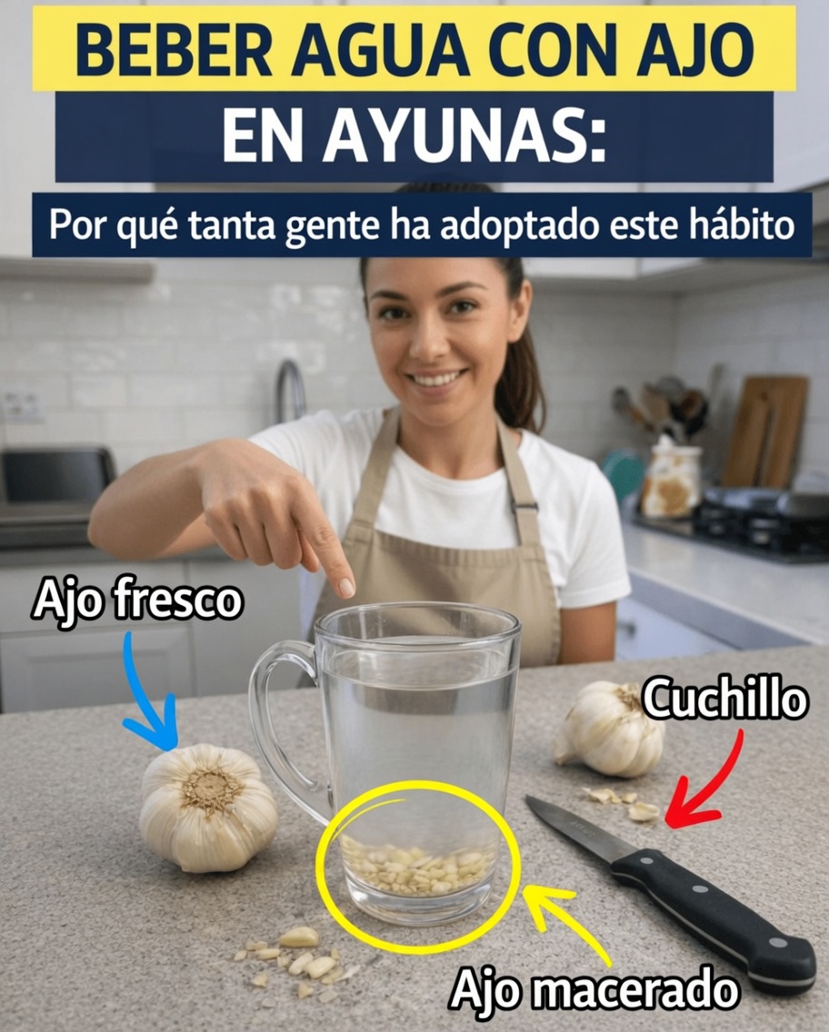 Por qué tanta gente bebe agua de ajo en ayunas cada mañana