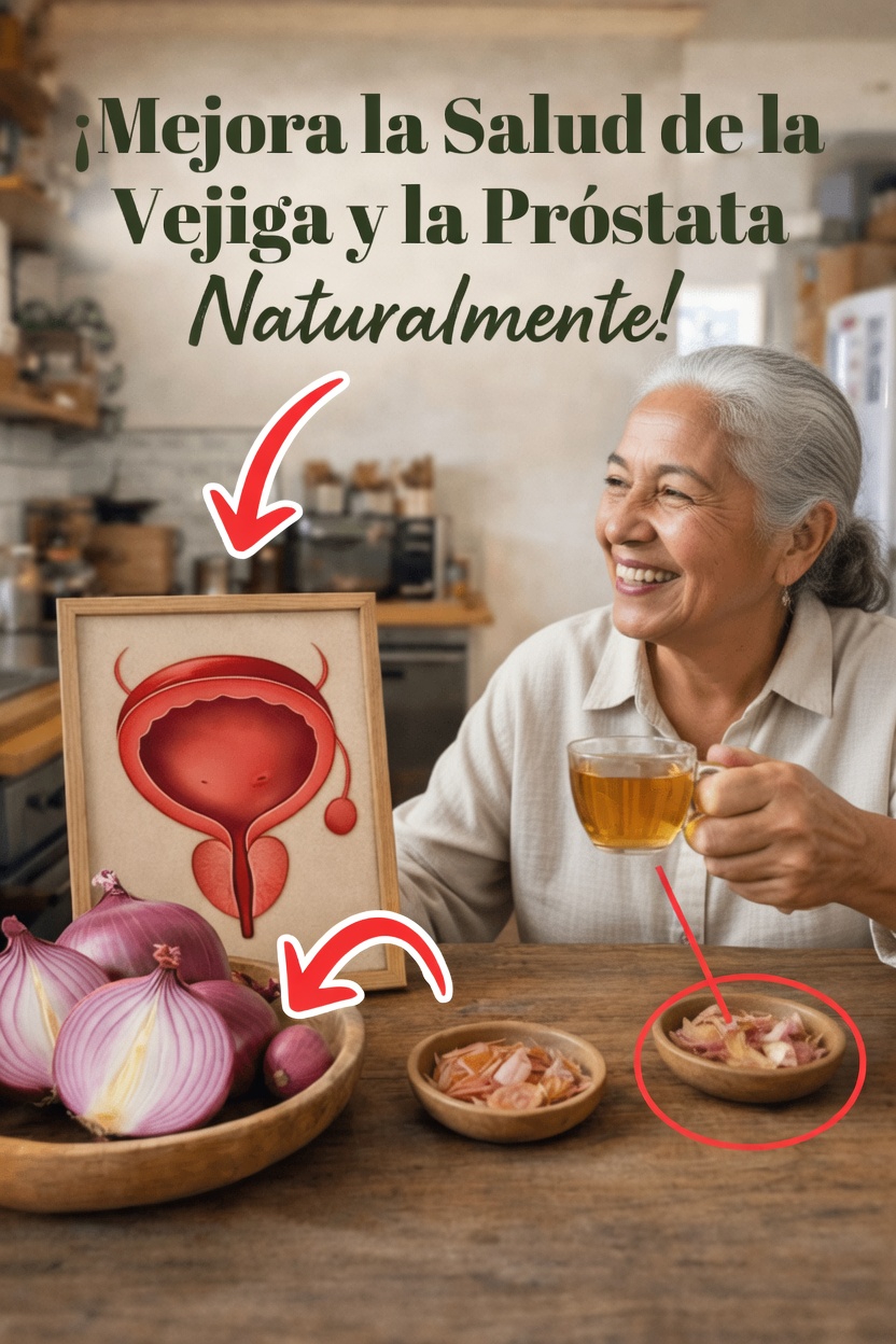 Cómo apoyar naturalmente la salud de la vejiga y la próstata en casa con una sencilla receta de cebolla roja