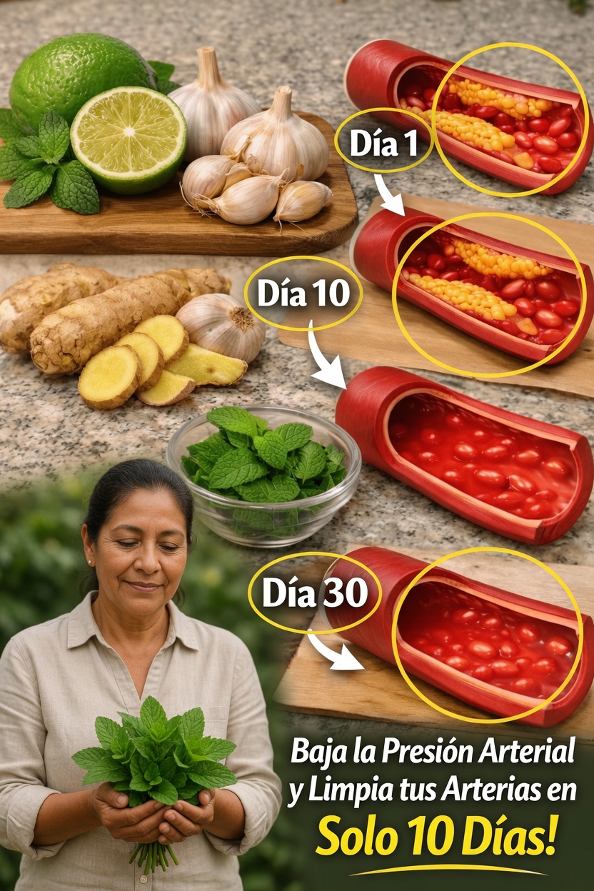 ¿Pueden ingredientes cotidianos como el ajo, el jengibre, la lima y la menta ayudar a mantener niveles saludables de presión arterial?