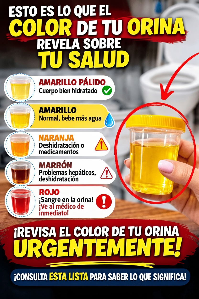 ¿Qué revela el color de tu orina sobre tu hidratación y bienestar general?