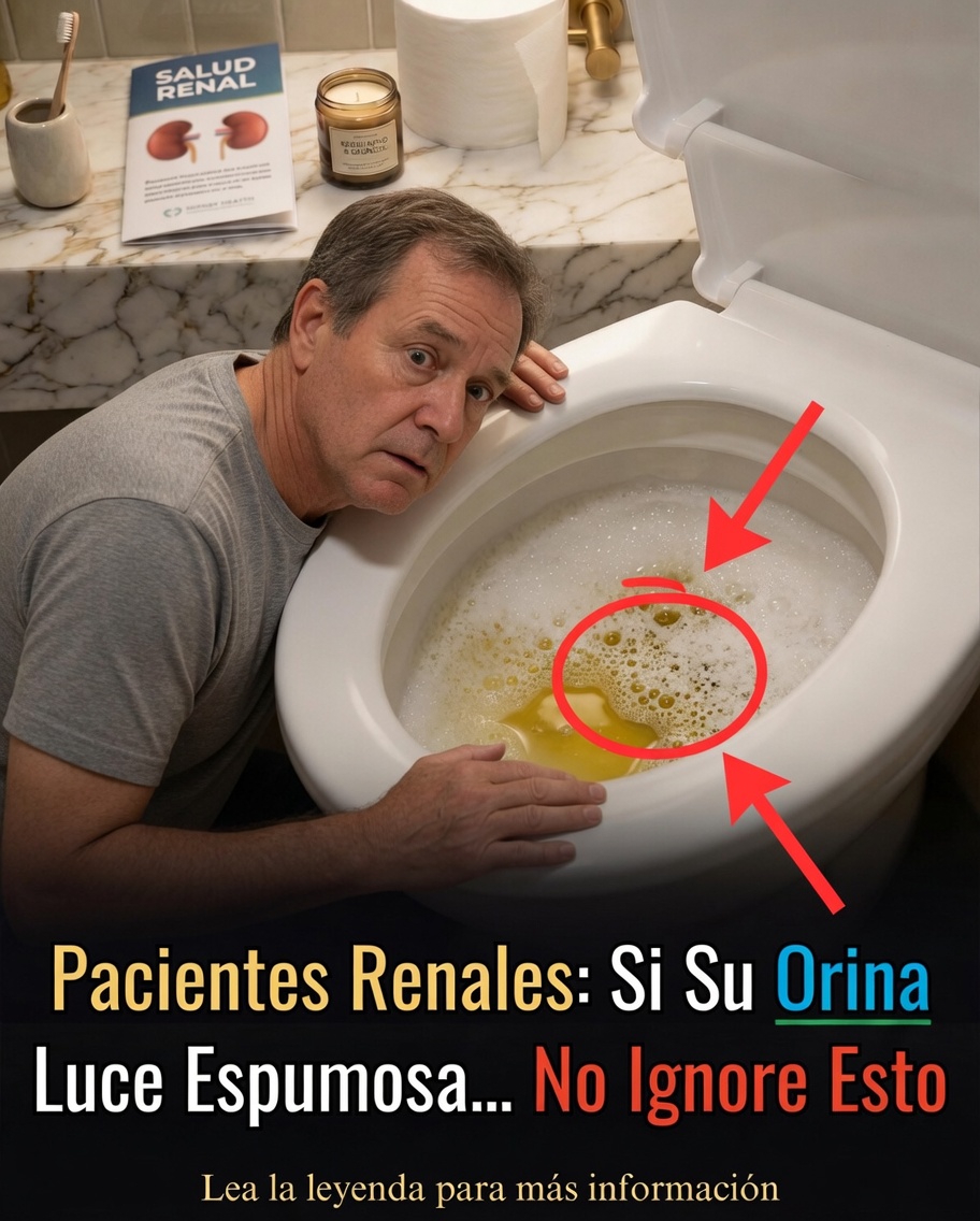 ¿Por qué la orina se ve espumosa? Entender esta señal común de la salud renal