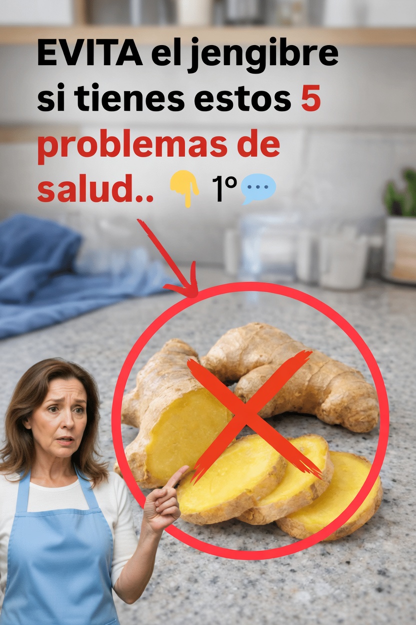 Jengibre: 5 afecciones de salud en las que debes tener precaución antes de añadirlo a tu rutina