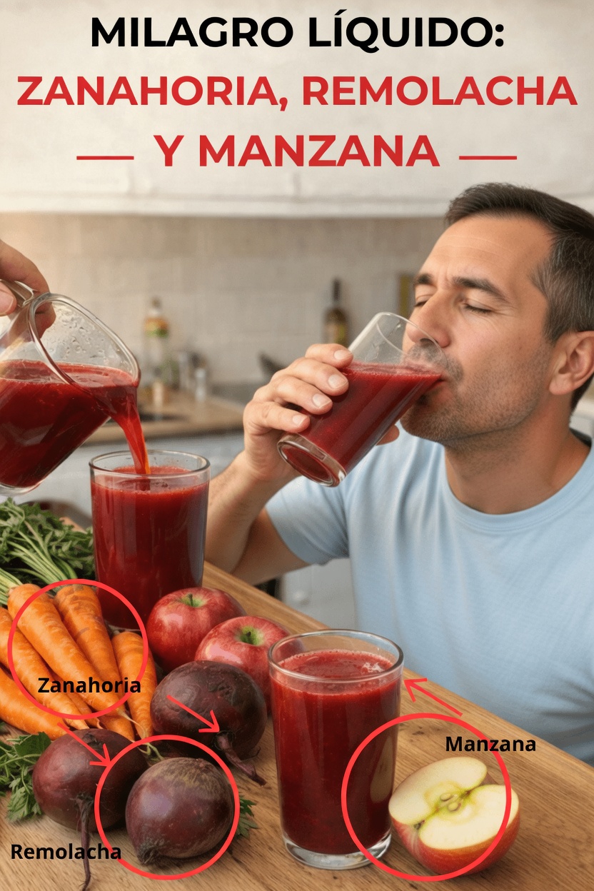 Cómo hacer jugo de zanahoria, remolacha y manzana: una receta sencilla para tu rutina de bienestar