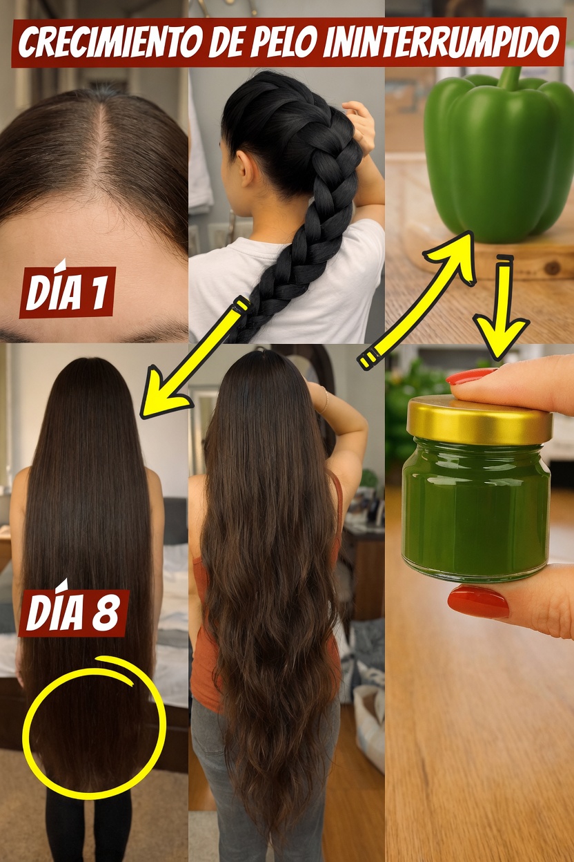 Descubre este secreto tradicional indio para el cuidado del cabello usando pimientos verdes para un cabello más sano de forma natural en casa
