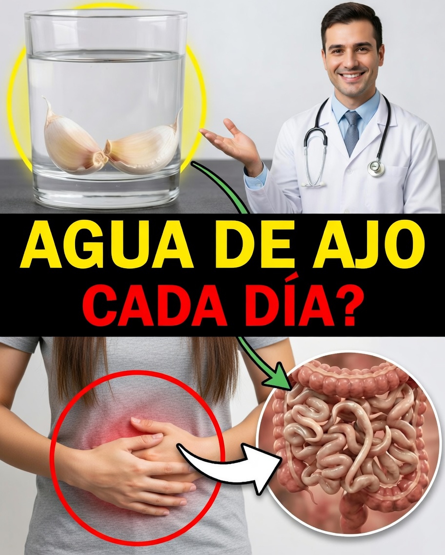 ¿Qué pasa en tu cuerpo cuando bebes un vaso de agua con ajo cada día?