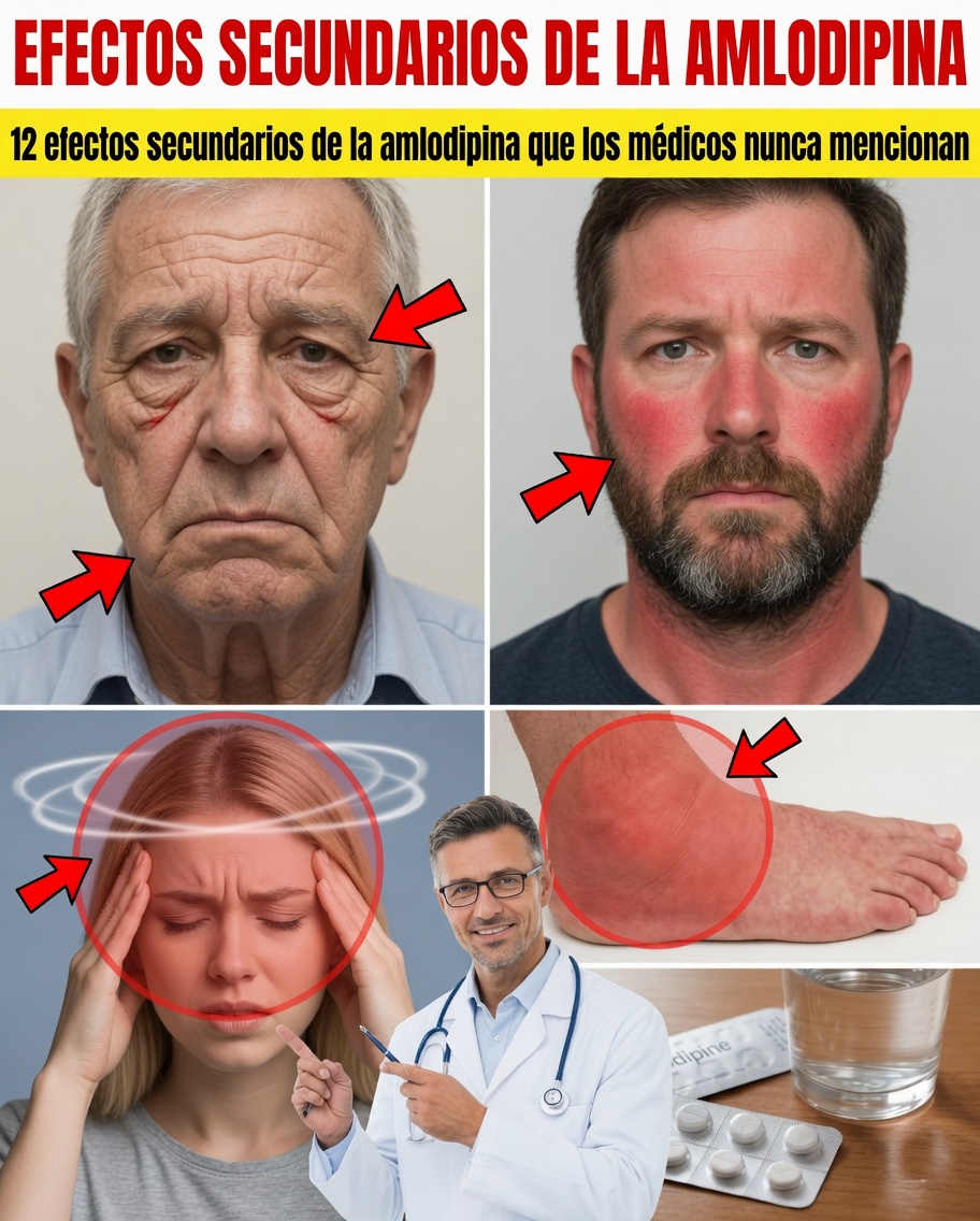 Los efectos secundarios de la amlodipina descifrados: lo que su cuerpo intenta decirle