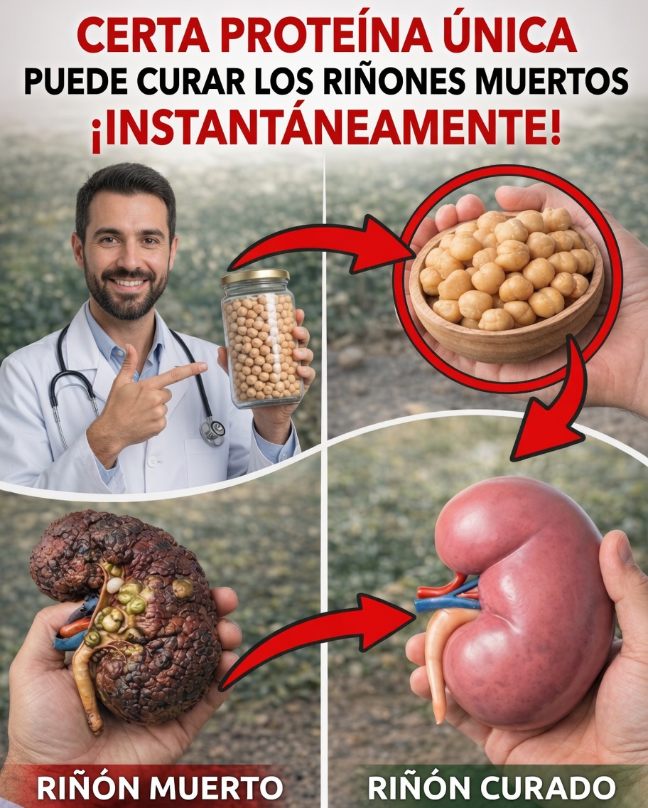 El secreto de las proteínas: cuáles apoyan a tus riñones… y cuáles los agotan silenciosamente