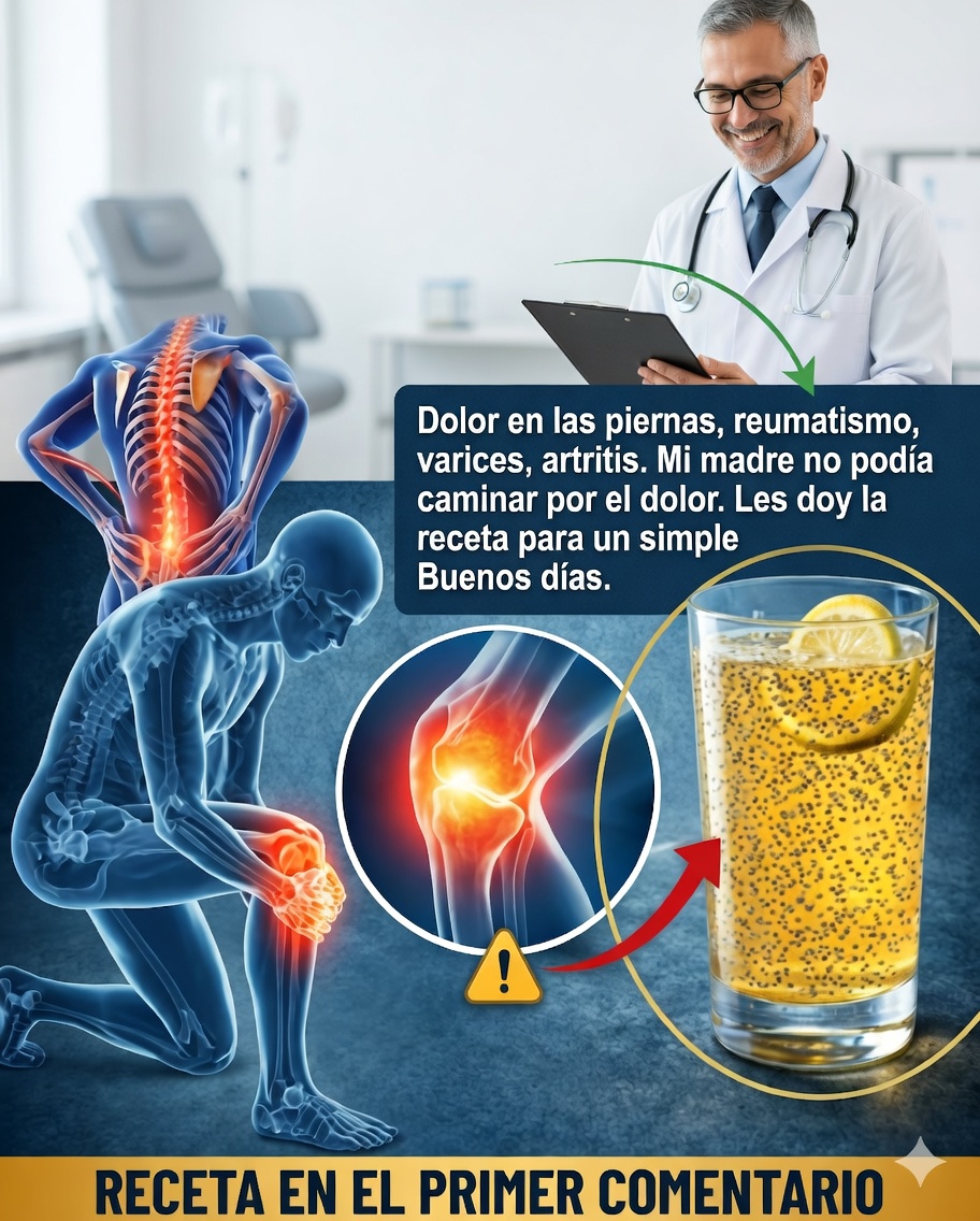 🌱 Agua de chía: el secreto natural para mejorar la circulación y aliviar el dolor de piernas