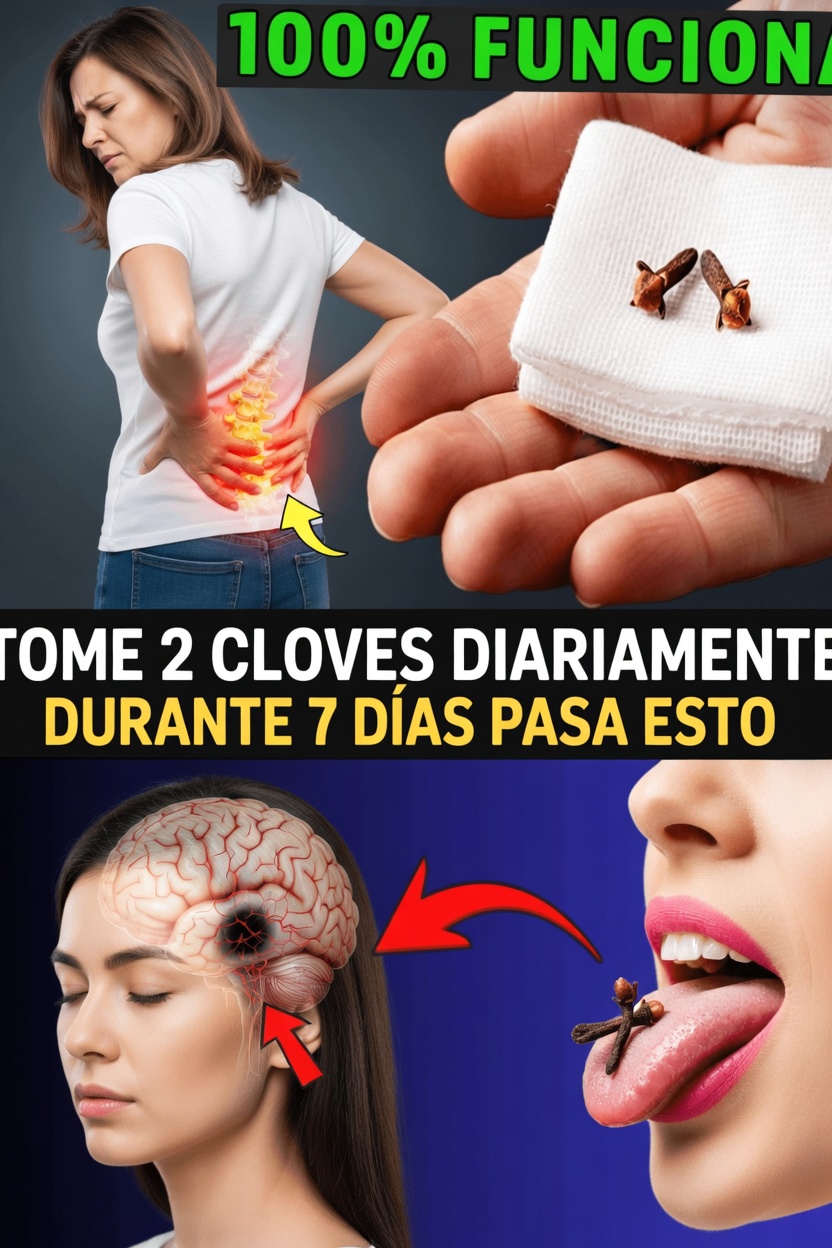 Clavos de olor después de los 60: ¿Qué pasa cuando comes 2 clavos de olor al día durante 7 días?
