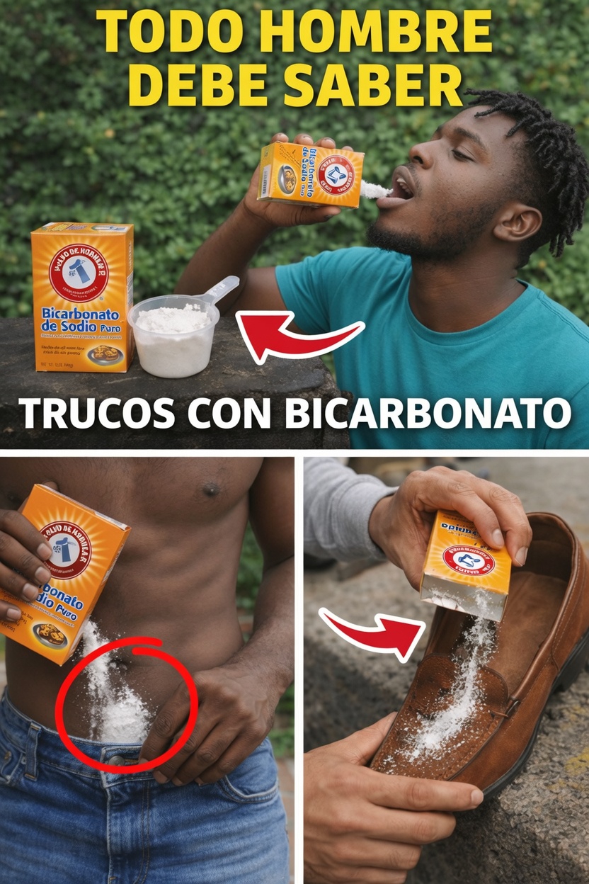 8 sencillos consejos con bicarbonato de sodio que todo hombre debería conocer para una frescura diaria