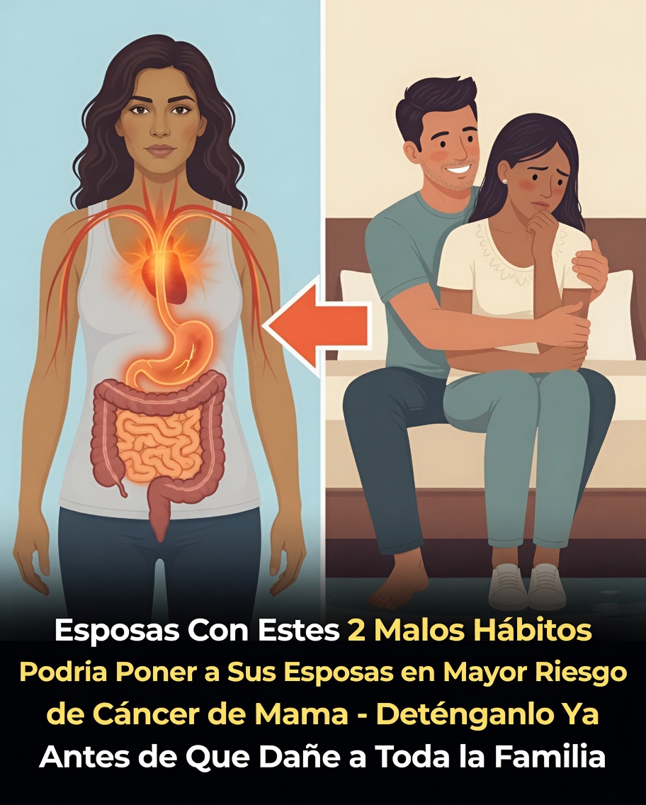 Cómo los hábitos poco saludables de los maridos, como fumar y beber alcohol, pueden influir en los factores de riesgo de cáncer de mama de sus esposas