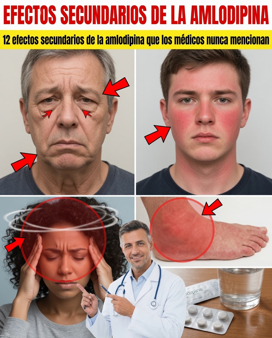 Los efectos secundarios de la amlodipina descifrados: lo que su cuerpo está tratando de decirle