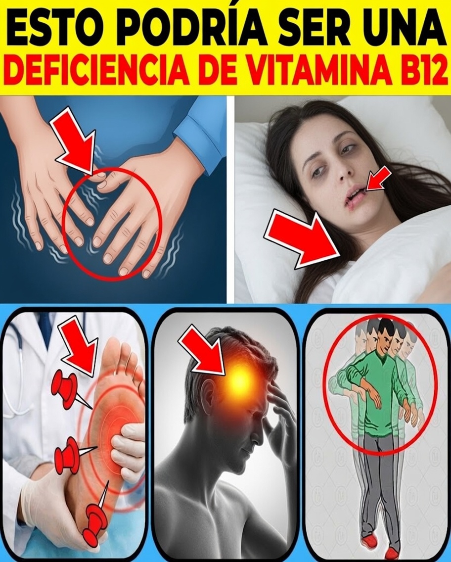8 señales extrañas que indican que quizás le falta vitamina B12