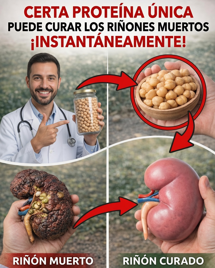 El secreto de las proteínas: cuáles ayudan a tus riñones… y cuáles los agotan silenciosamente
